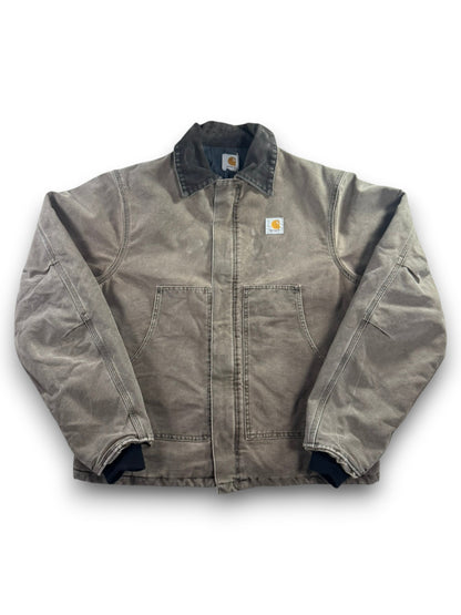 Carhartt J22 CHT Arctic Detroit Canvas Workwear Jacket Faded Brown Men's XL
