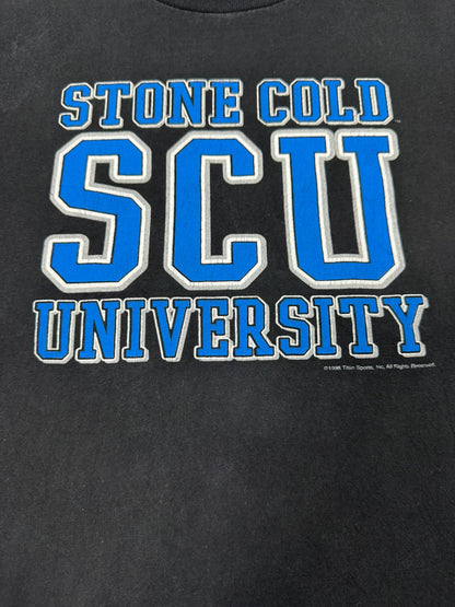 1998 Single Stitch WWF Stone Cold Steve Austin “SCU University / Class of 3:16” Wrestling Tee - XL