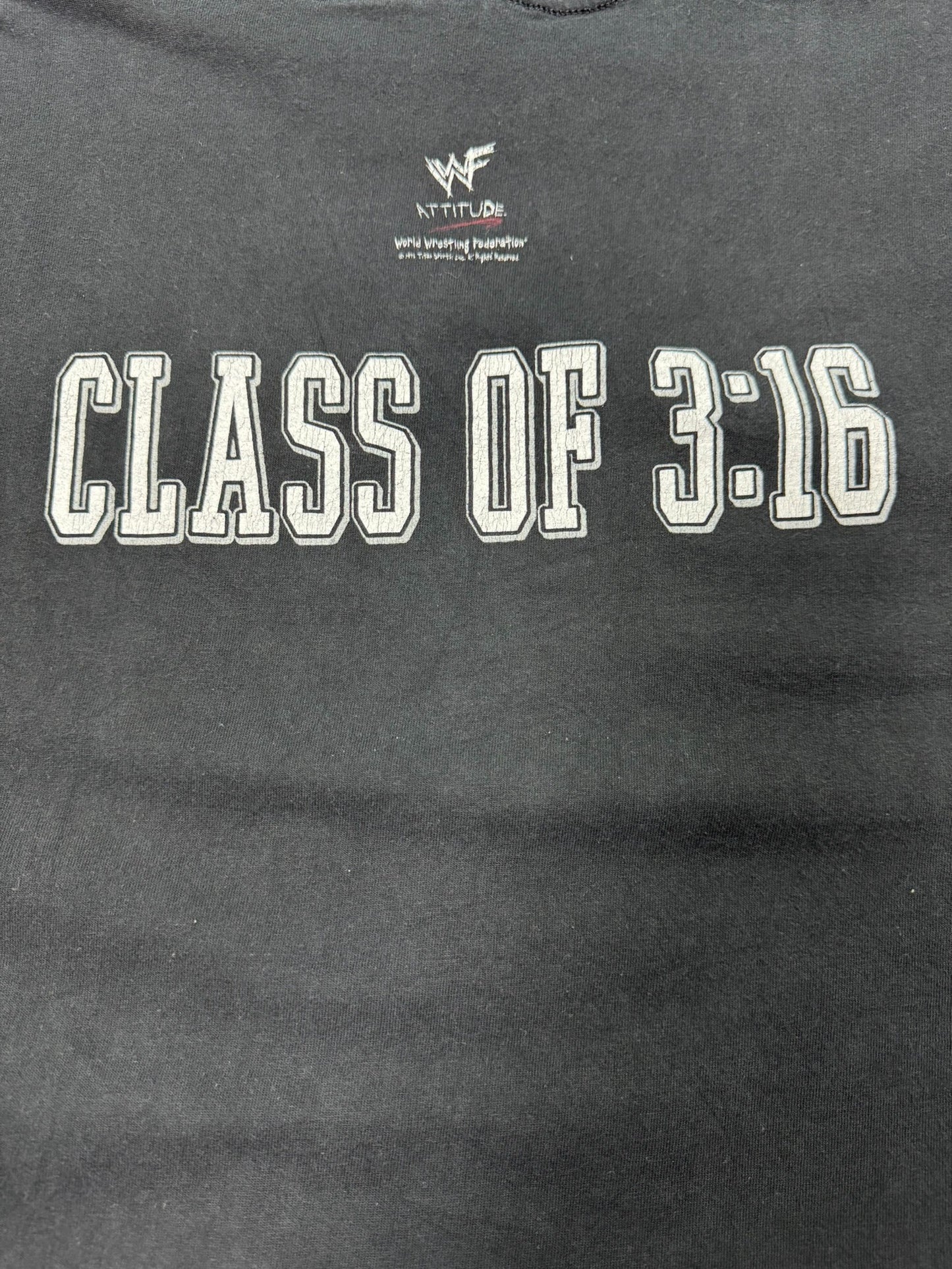 1998 Single Stitch WWF Stone Cold Steve Austin “SCU University / Class of 3:16” Wrestling Tee - XL