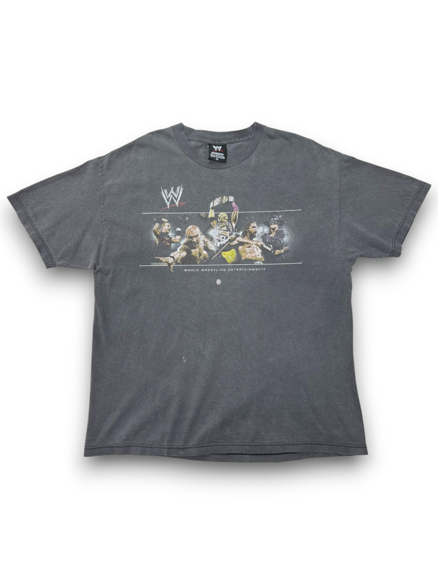 VTG WWE World Wrestling Entertainment Pay Per View Promo Wrestling Tee Fader XL