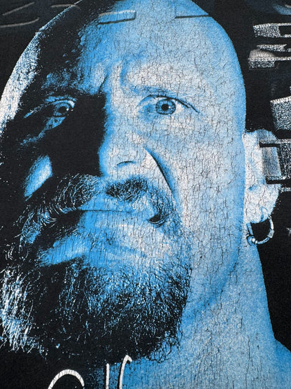 Vintage WWF Stone Cold Steve Austin Big Face Self Portrait Wrestling Tee (XL)