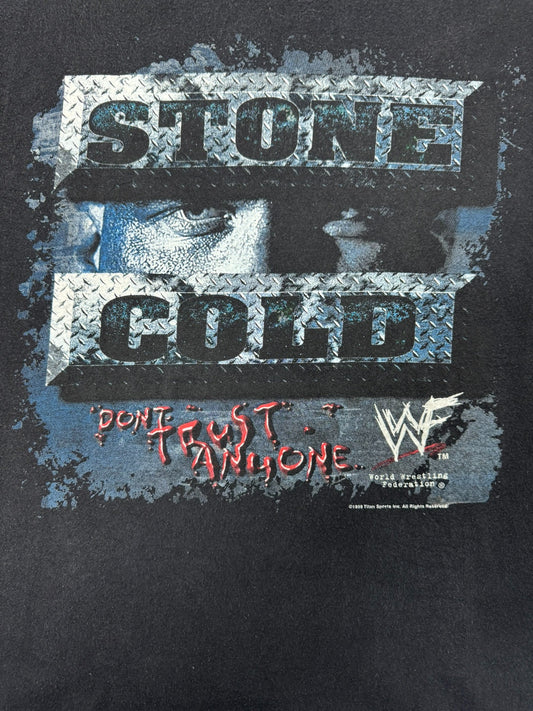 Vintage WWF Stone Cold Steve Austin Don’t Trust Anyone Wrestling Tee - XL