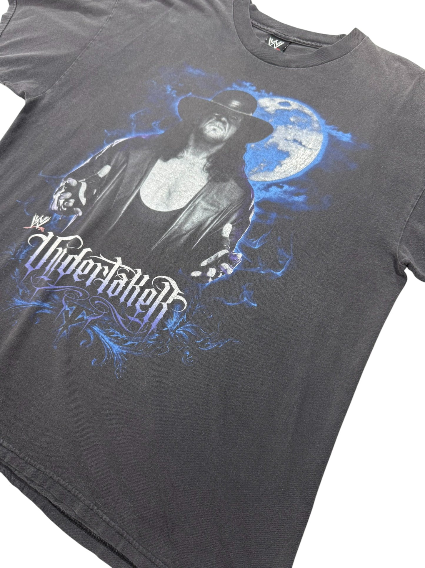 Vintage WWE Undertaker Deadman Moon Graphic 2000s Wrestling Tee - XL
