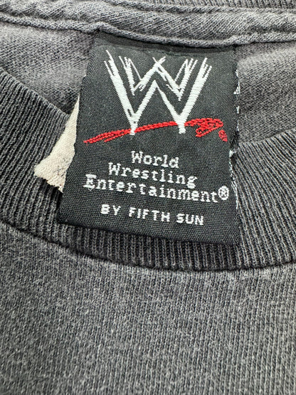 Vintage WWE Undertaker Deadman Moon Graphic 2000s Wrestling Tee - XL