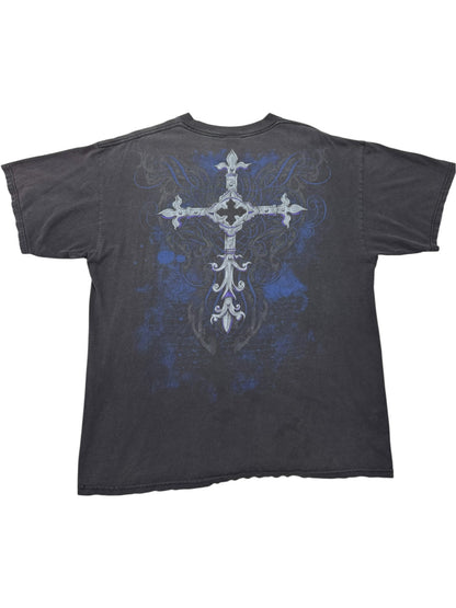 Vintage WWE Undertaker Deadman Moon Graphic 2000s Wrestling Tee - XL