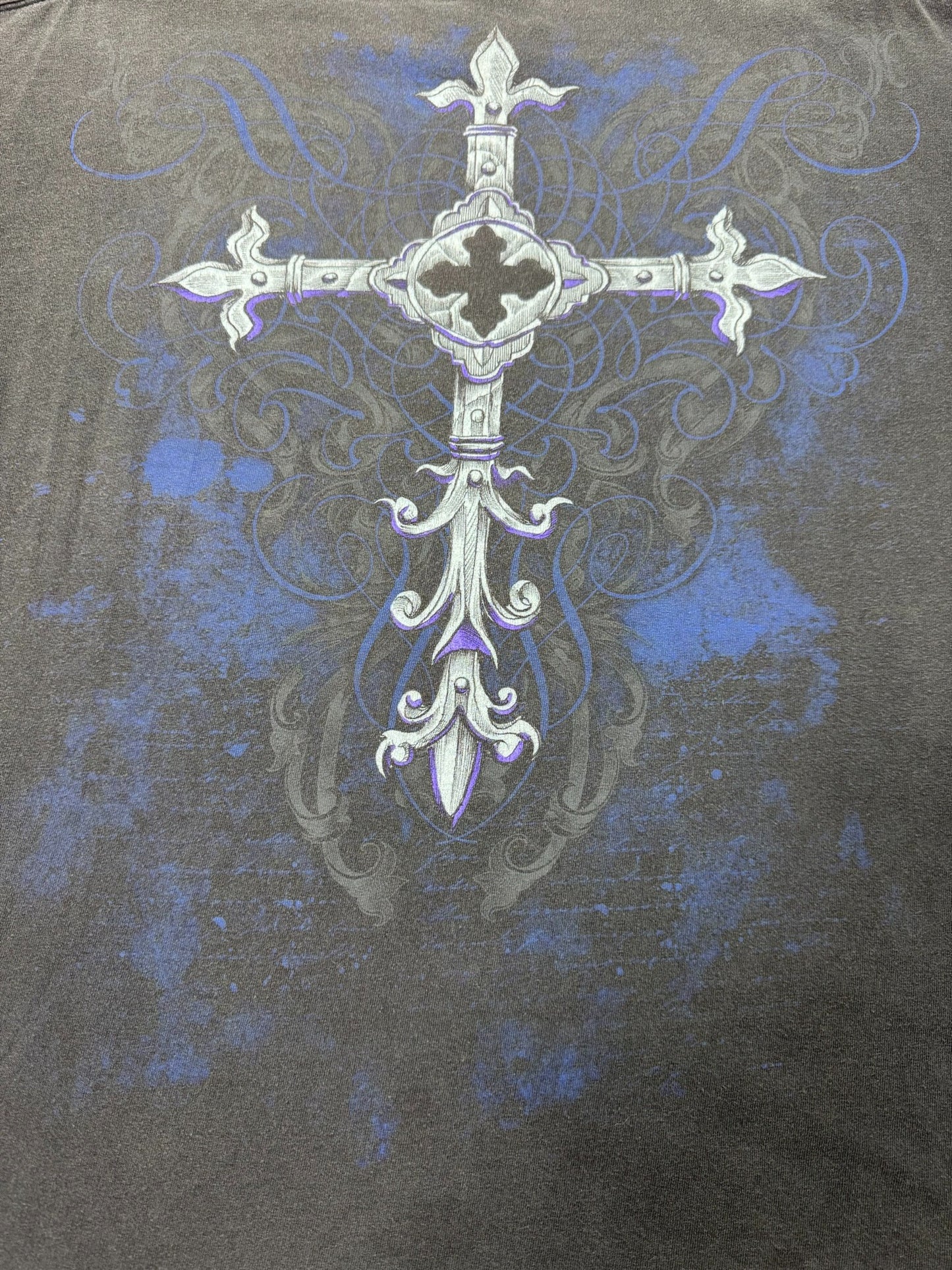 Vintage WWE Undertaker Deadman Moon Graphic 2000s Wrestling Tee - XL