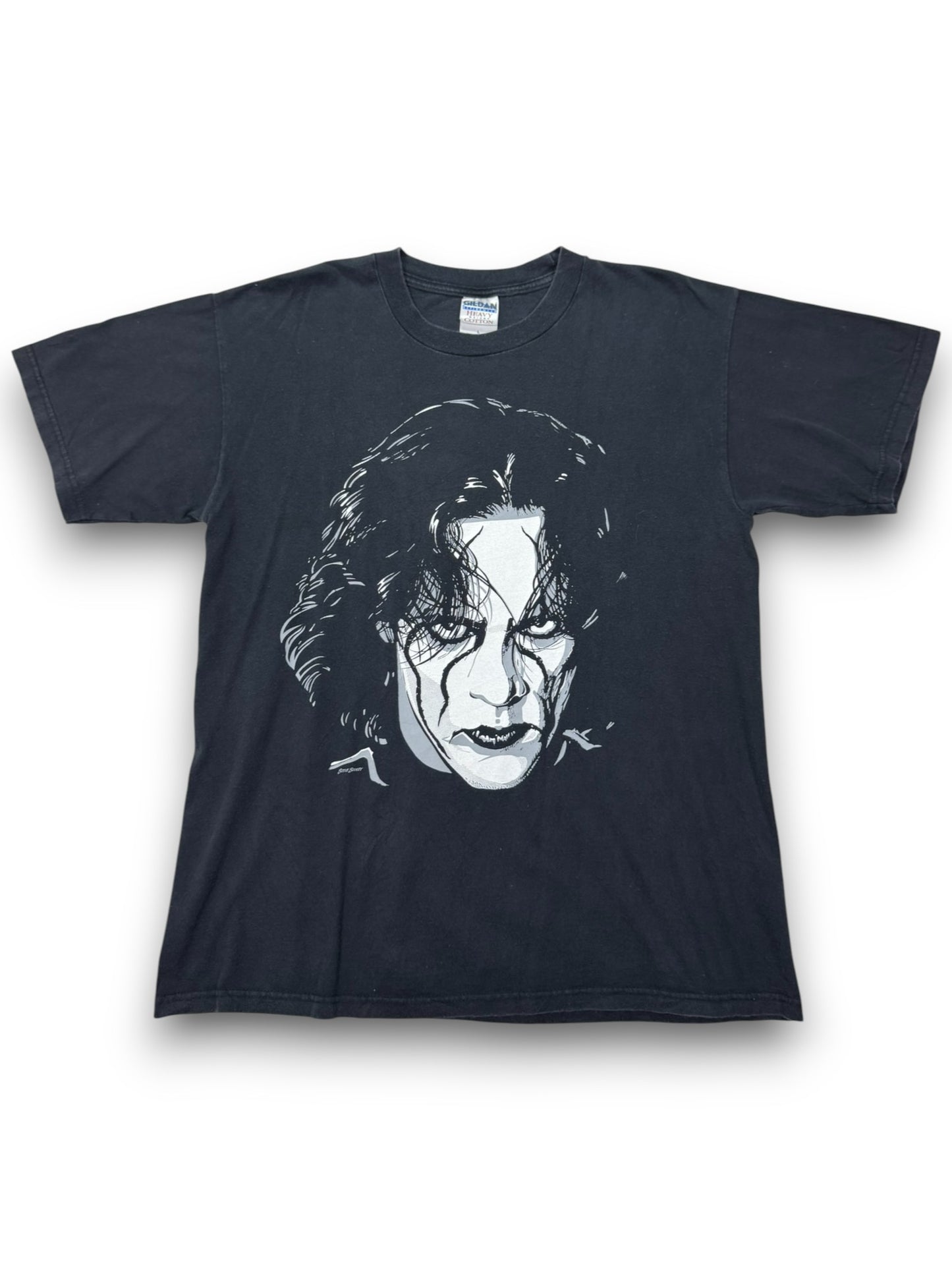 Vintage WCW Sting Big Face Graphic 90s Wrestling Tee - L