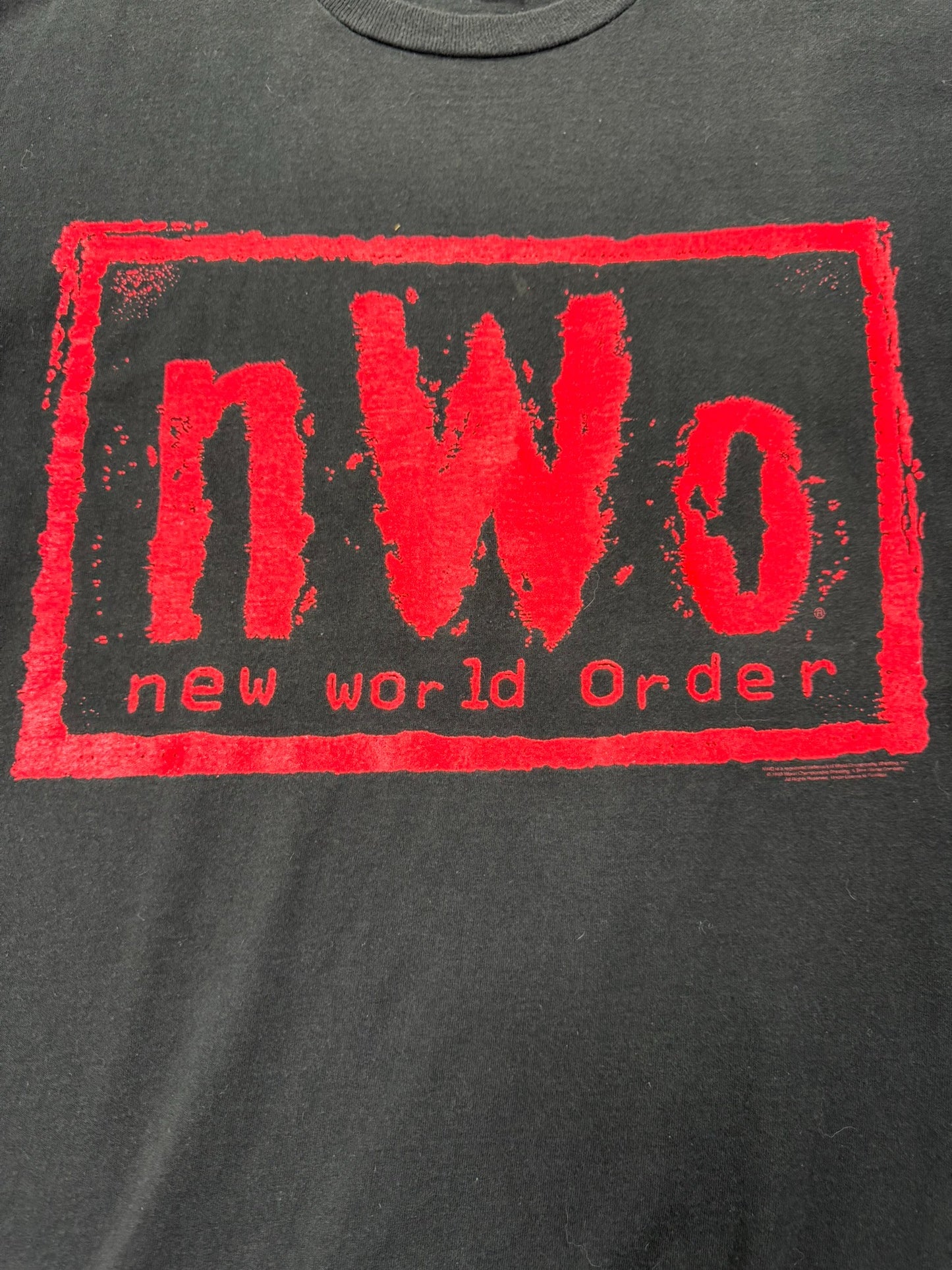 1998 WCW nWo New World Order Wrestling Tee - L