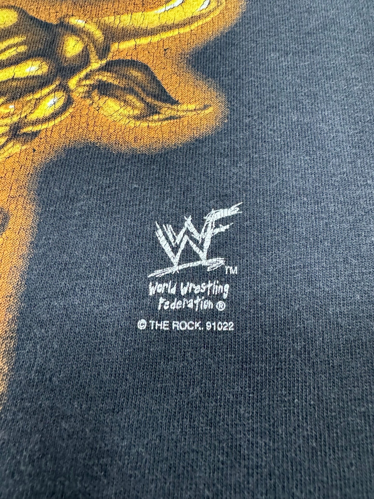 Vintage WWF The Rock “Know Your Role / This Rock Doesn’t Bleed” Tee Shirt - XL