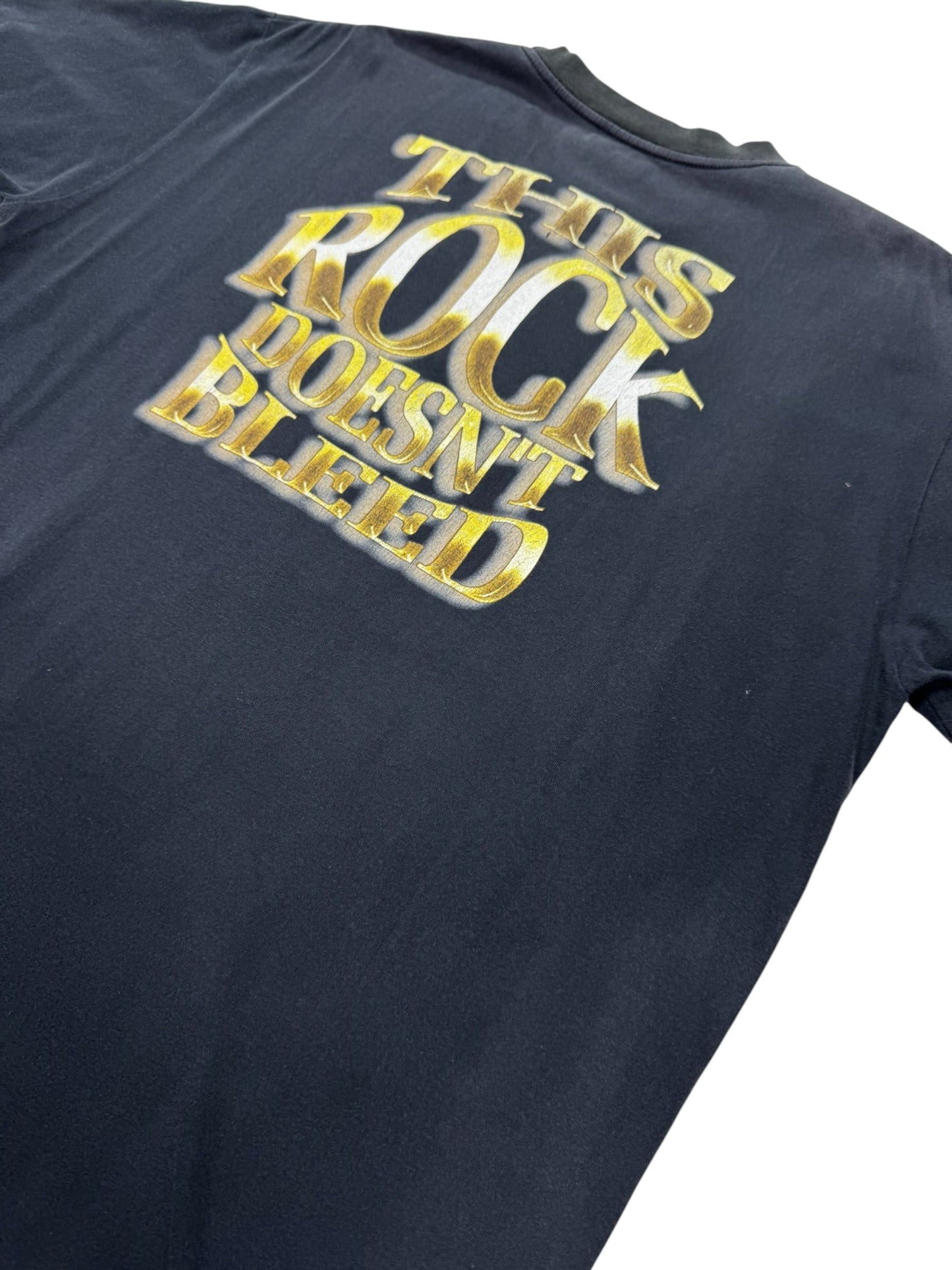 Vintage WWF The Rock “Know Your Role / This Rock Doesn’t Bleed” Tee Shirt - XL