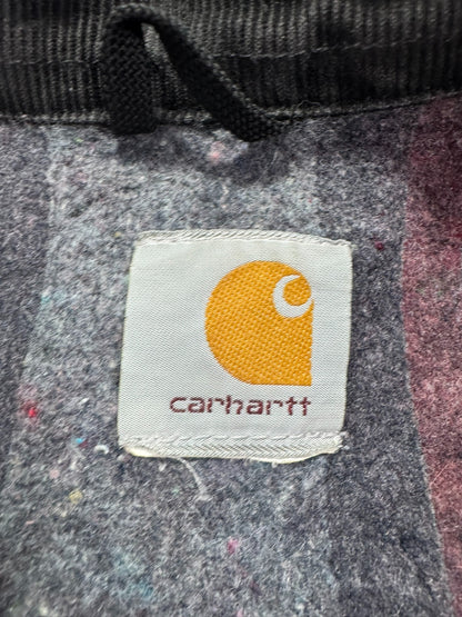 Vintage Carhartt J001 Blanket Lined Detroit Jacket Black Workwear - Large