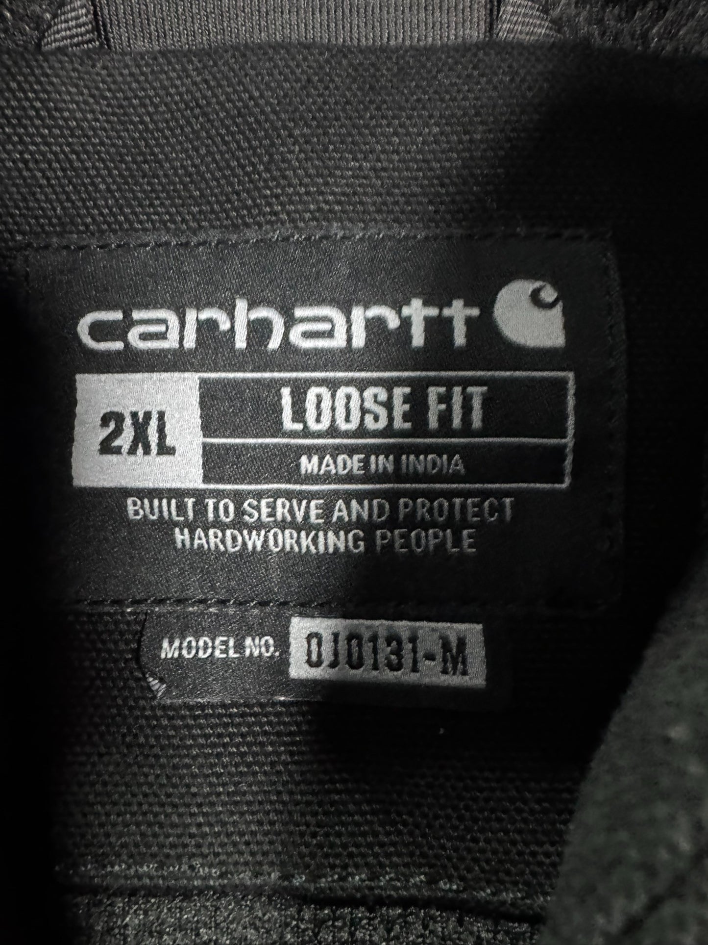 Carhartt J131 Greystar Embroidery Modern Loose Fit Active Jacket Workwear (2XL)