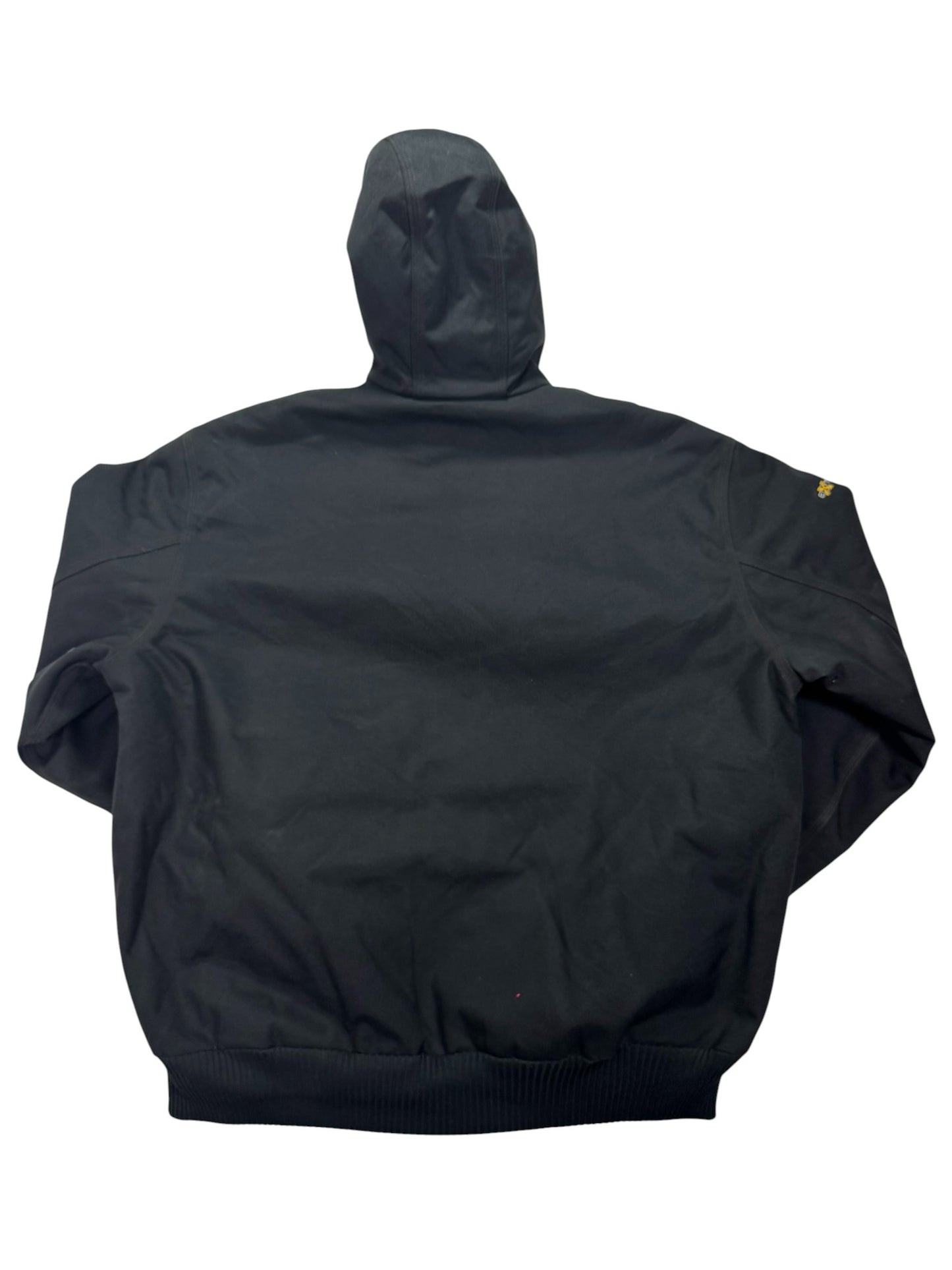 Carhartt J133 Extremes Active Jacket Black Hooded Quilted Workwear (L Tall)