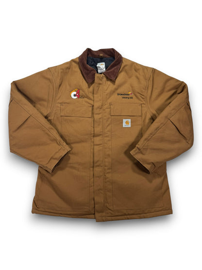 Carhartt C003 BRN Traditional Firm Duck Arctic Lined Coat Brown Workwear (L)