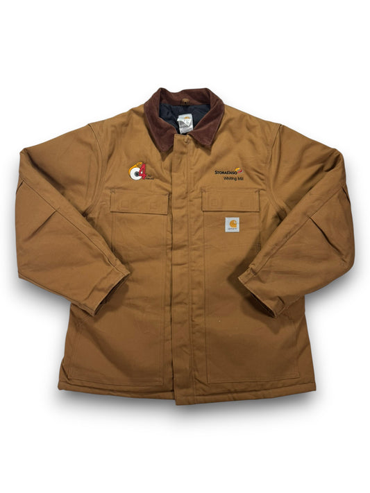 Carhartt C003 BRN Traditional Firm Duck Arctic Lined Coat Brown Workwear (L)