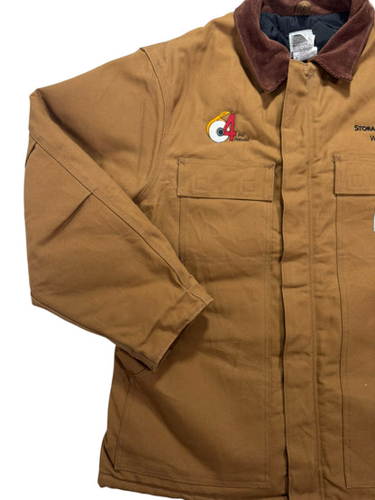 Carhartt C003 BRN Traditional Firm Duck Arctic Lined Coat Brown Workwear (L)