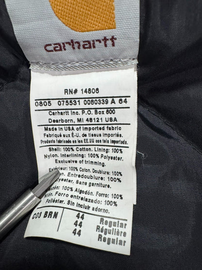 Carhartt C003 BRN Traditional Firm Duck Arctic Lined Coat Brown Workwear (L)
