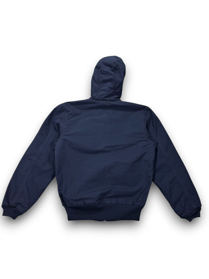 Carhartt J130 Active Jacket Navy Blue Quilted Lined Workwear - S