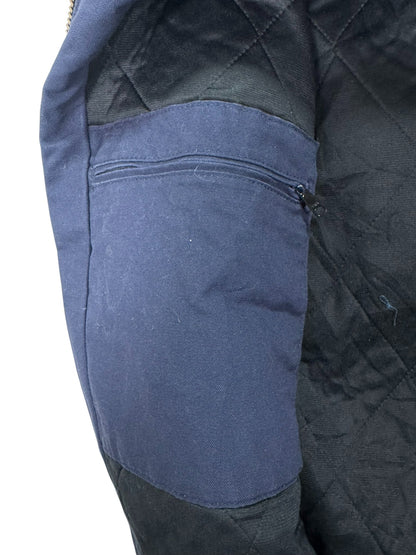 Carhartt J130 Active Jacket Navy Blue Quilted Lined Workwear - S