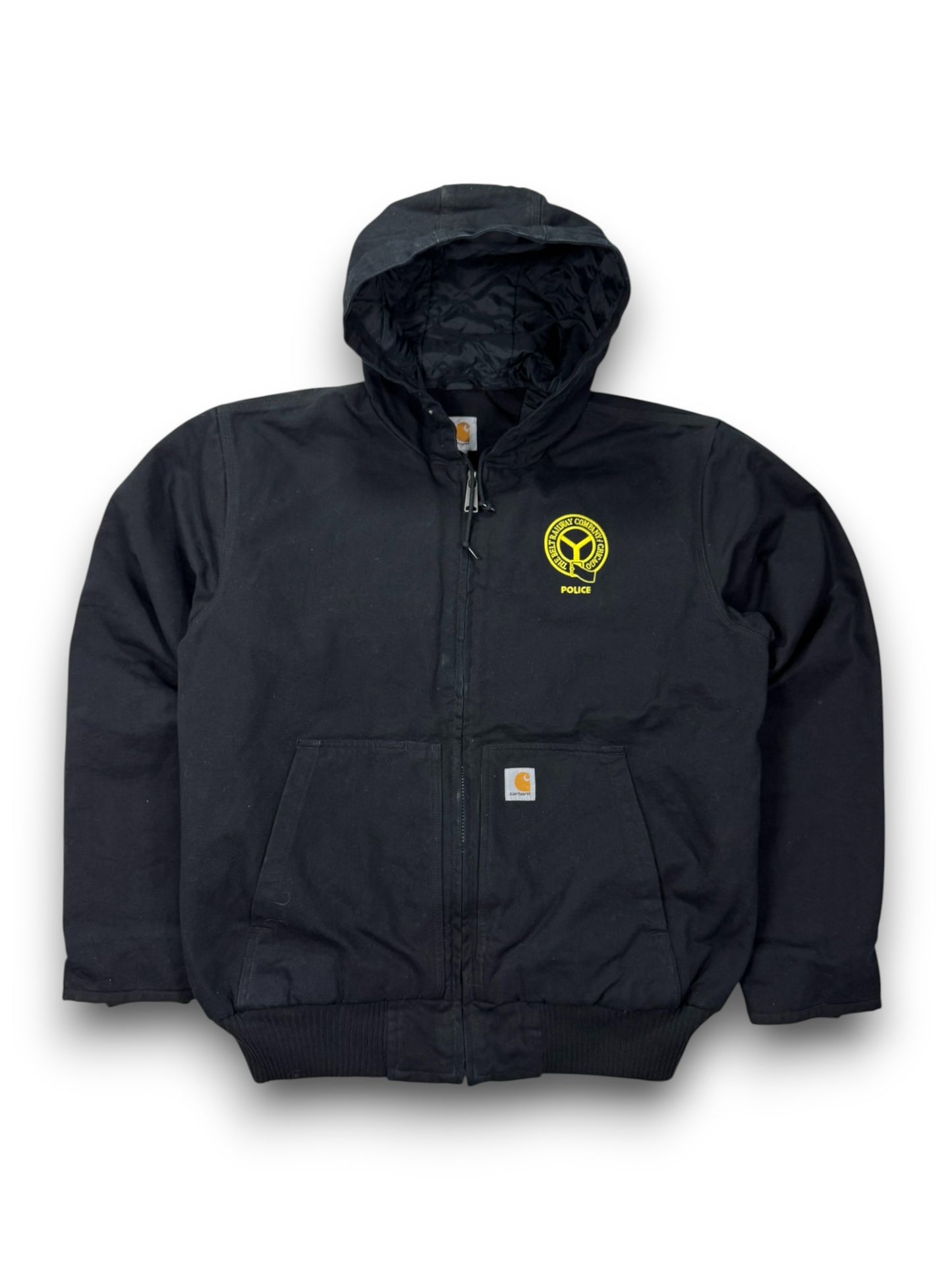 Carhartt J130 3M Thinsulate Insulated Black Quilted Active Jacket - L