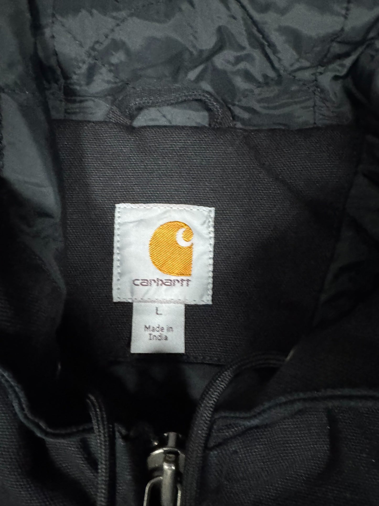 Carhartt J130 3M Thinsulate Insulated Black Quilted Active Jacket - L