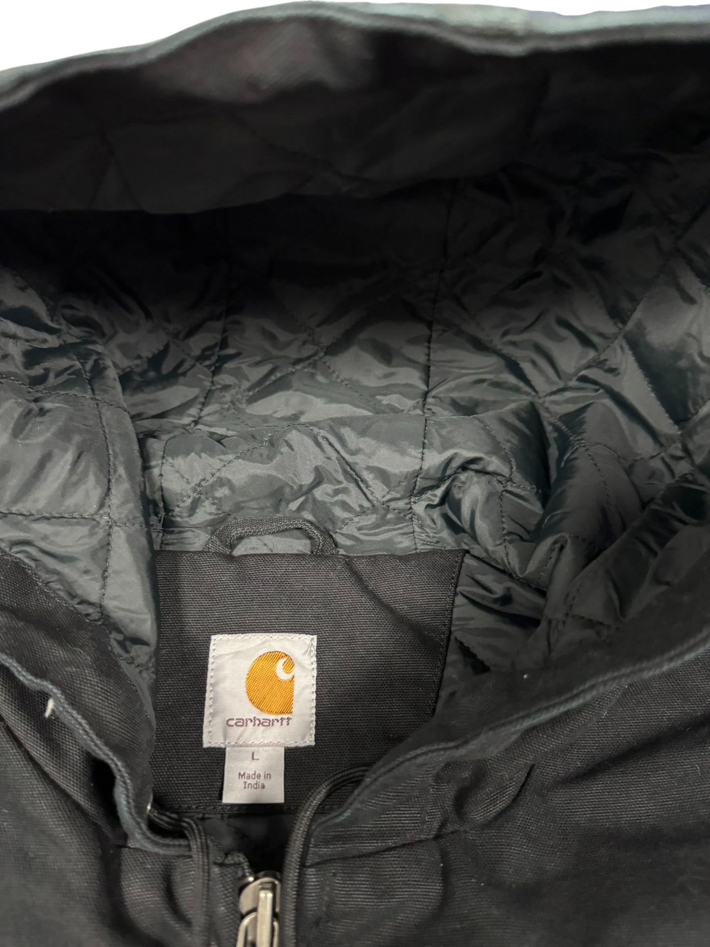 Carhartt J130 3M Thinsulate Insulated Black Quilted Active Jacket - L