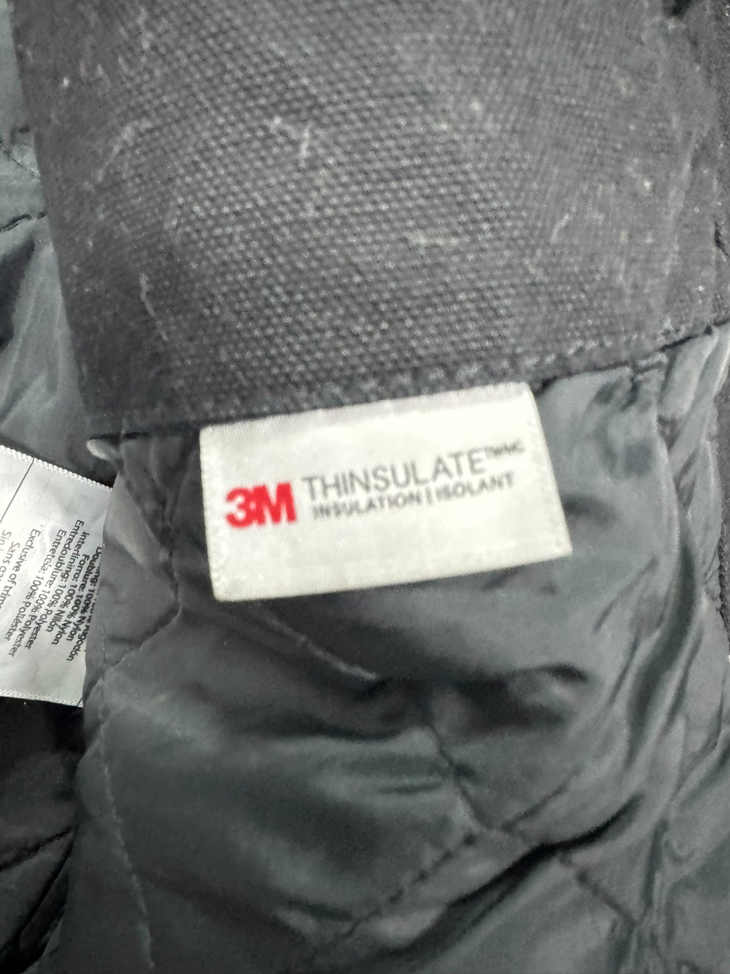 Carhartt J130 3M Thinsulate Insulated Black Quilted Active Jacket - L
