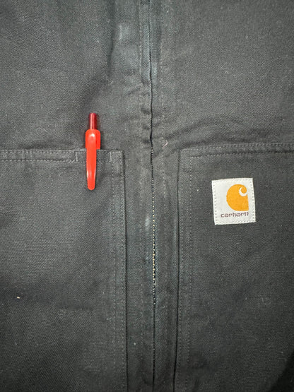 Carhartt J130 3M Thinsulate Insulated Black Quilted Active Jacket - L