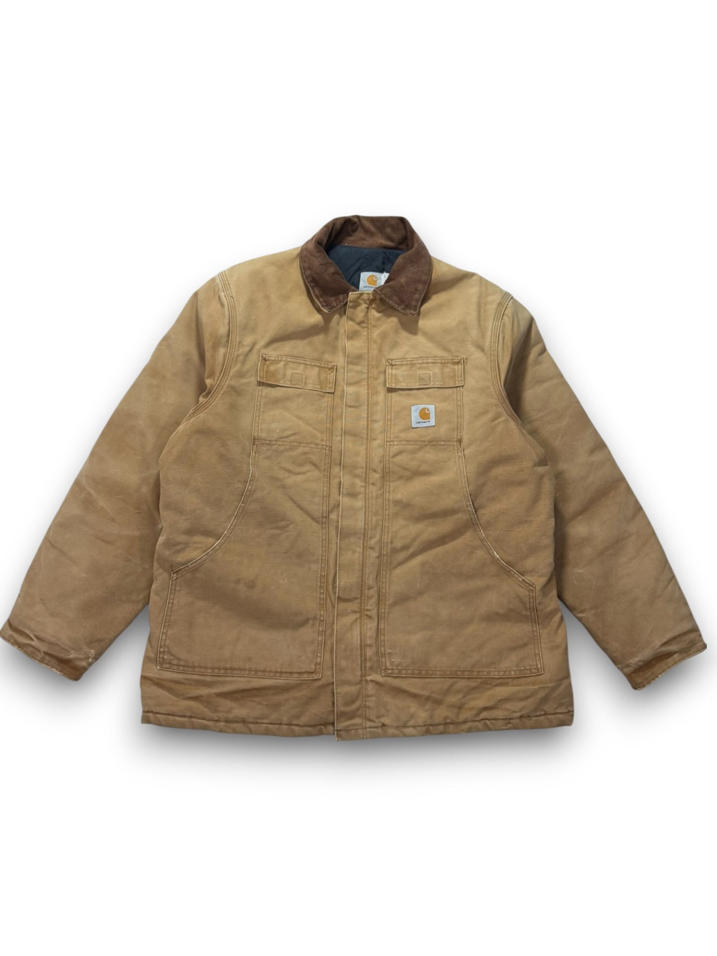 Vintage Carhartt CQ186 Artic Quilt-Lined Chore Barn Jacket - Made in USA - L