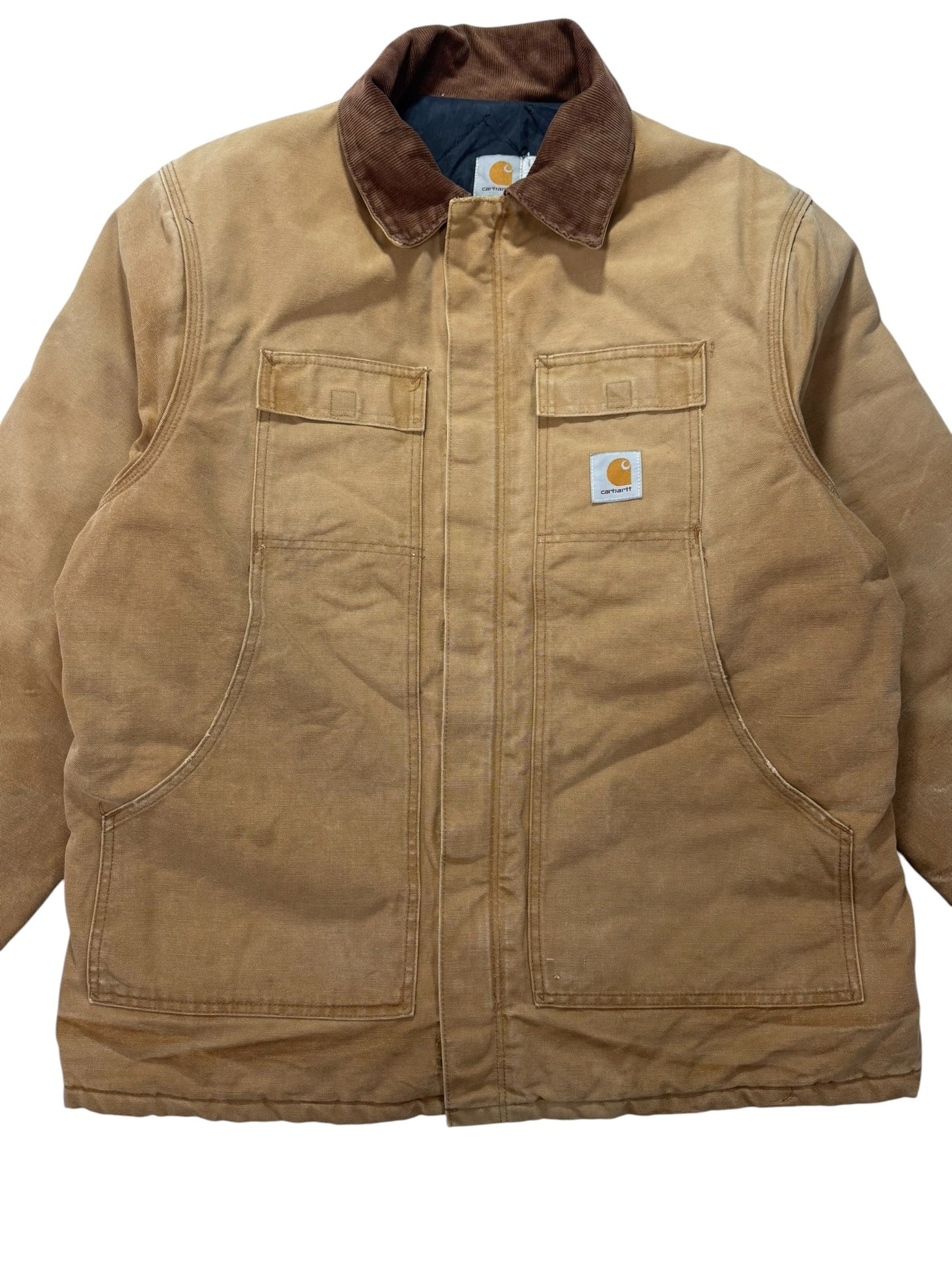Vintage Carhartt CQ186 Artic Quilt-Lined Chore Barn Jacket - Made in USA - L