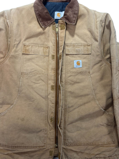 Vintage Carhartt CQ186 Artic Quilt-Lined Chore Barn Jacket - Made in USA - L