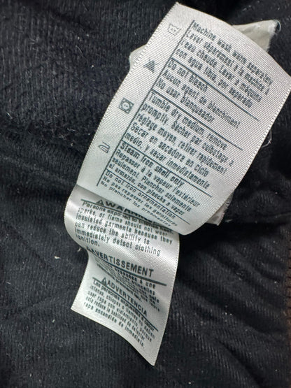 Vintage Carhartt J130 DKB Dark Brown Hooded Quilted Active Jacket - L