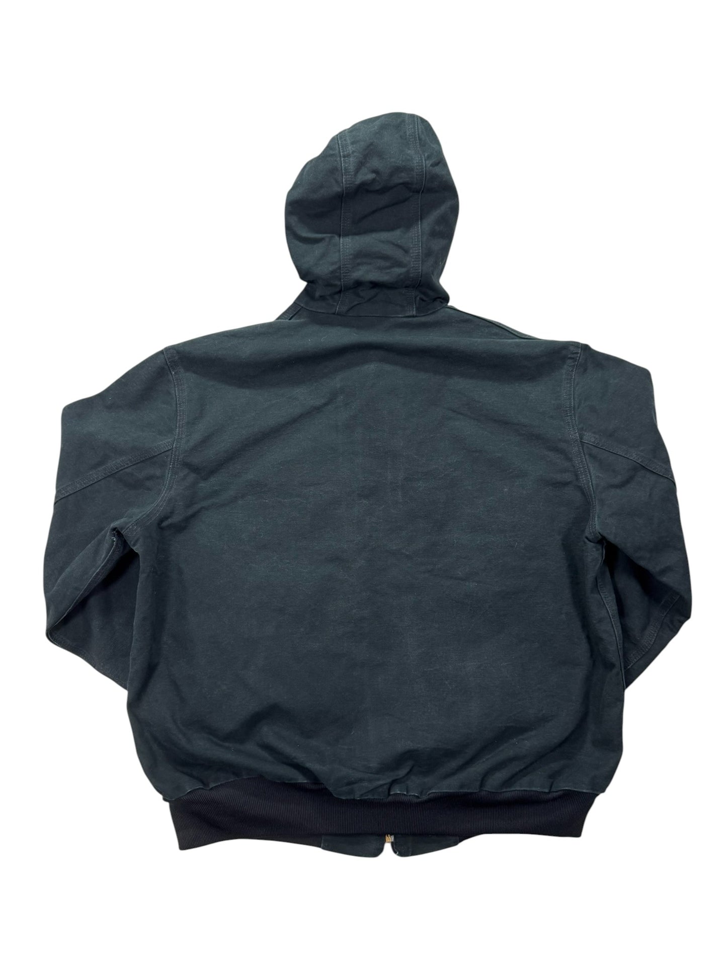 VTG Carhartt J131 BLK Canvas Active Jacket - Thermal Mesh Lining - L