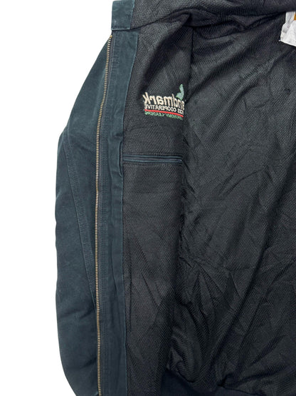 VTG Carhartt J131 BLK Canvas Active Jacket - Thermal Mesh Lining - L