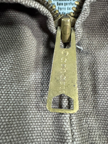 RARE Vintage Carhartt J97 FWD Detroit Jacket Blanket Lined Brown Men's Sz Large