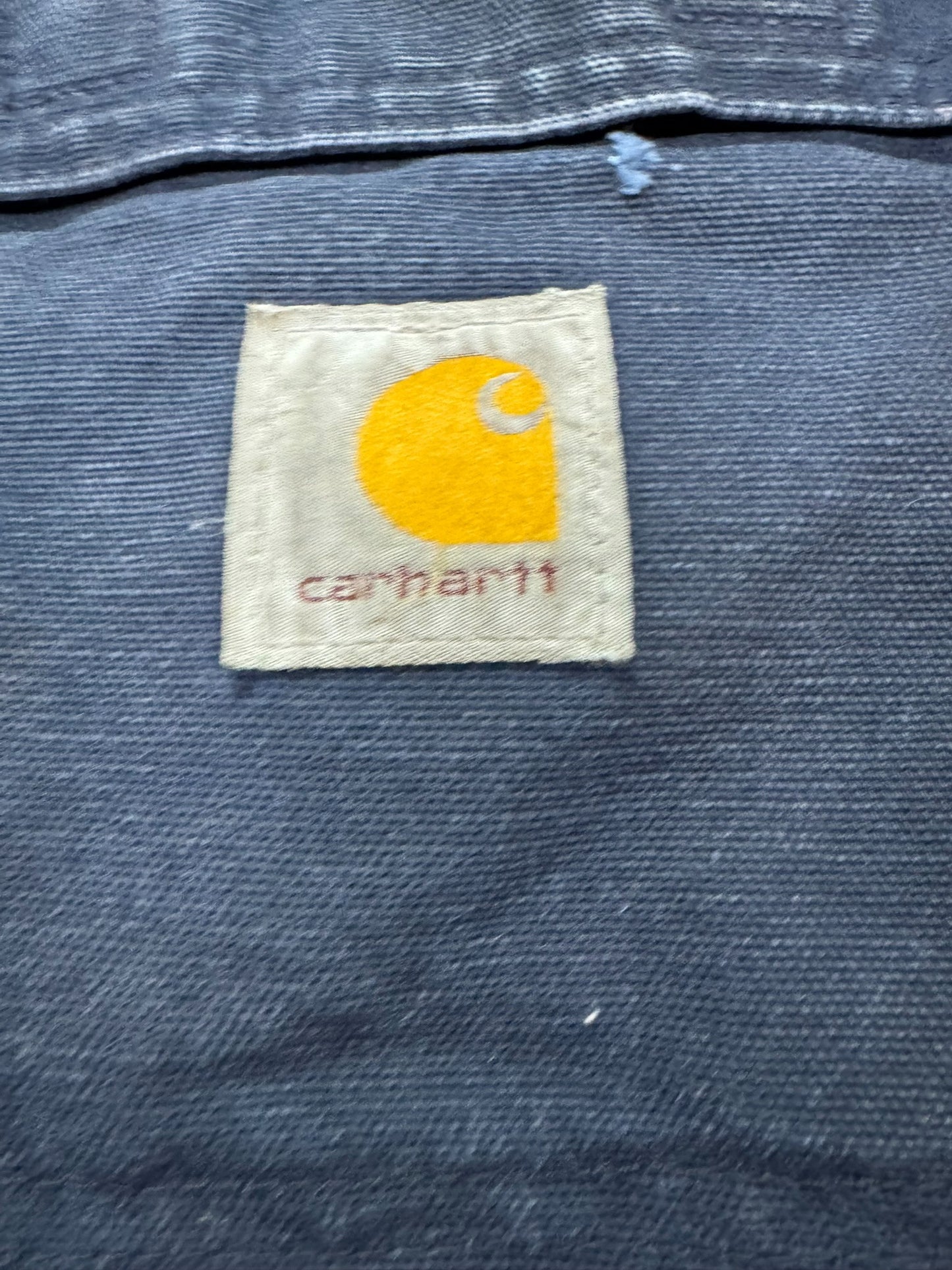 VTG Carhartt C003 DNY Dark Navy Artic Quilted Chore Jacket - XXL