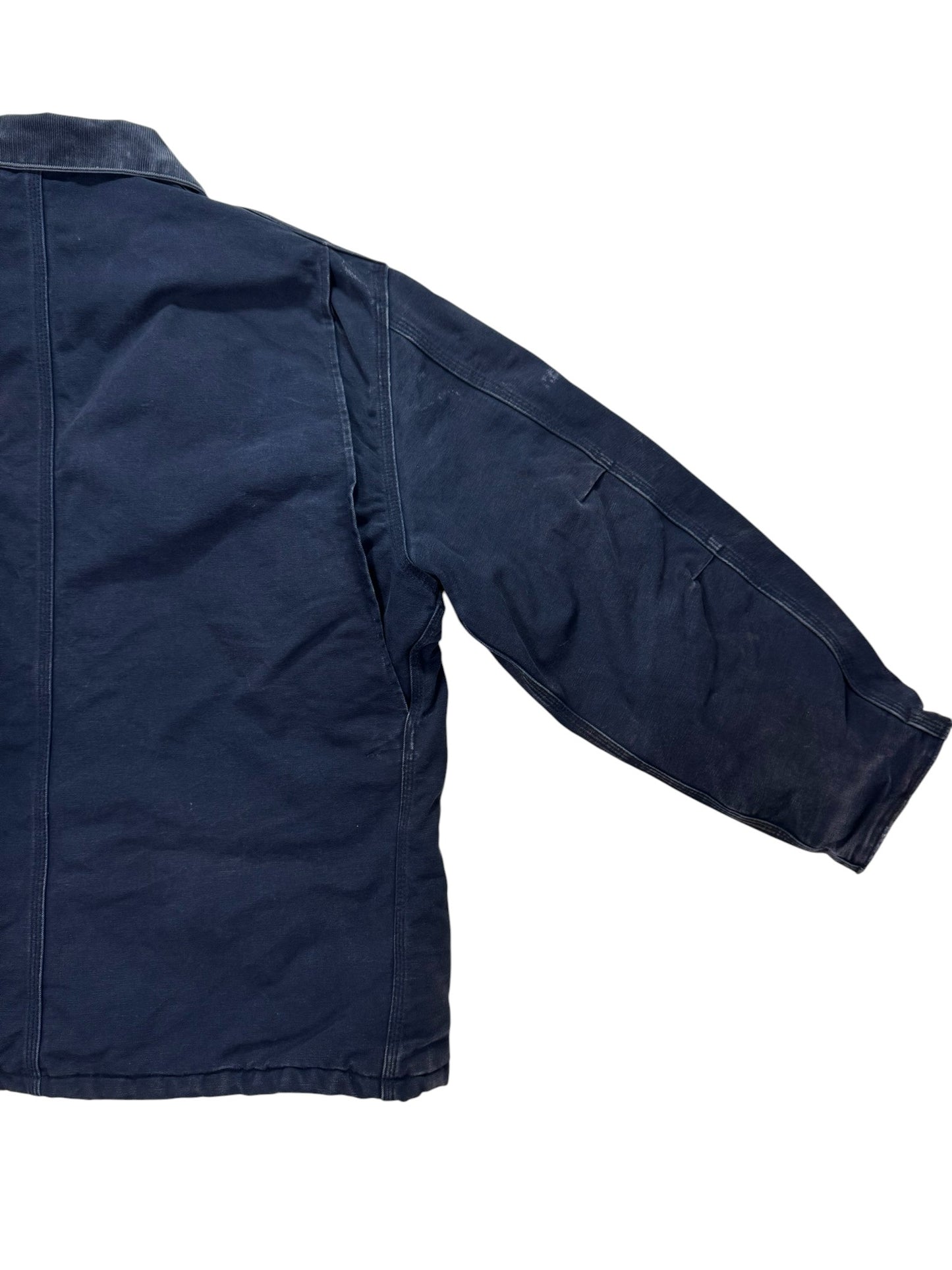 VTG Carhartt C003 DNY Dark Navy Artic Quilted Chore Jacket - XXL