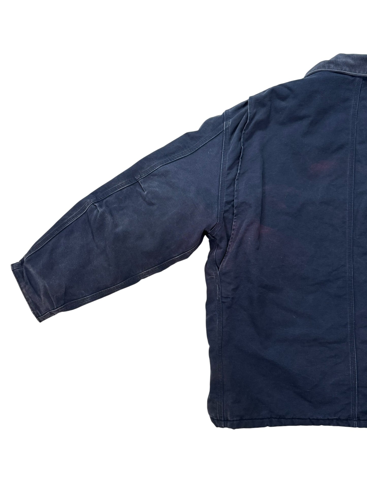 VTG Carhartt C003 DNY Dark Navy Artic Quilted Chore Jacket - XXL