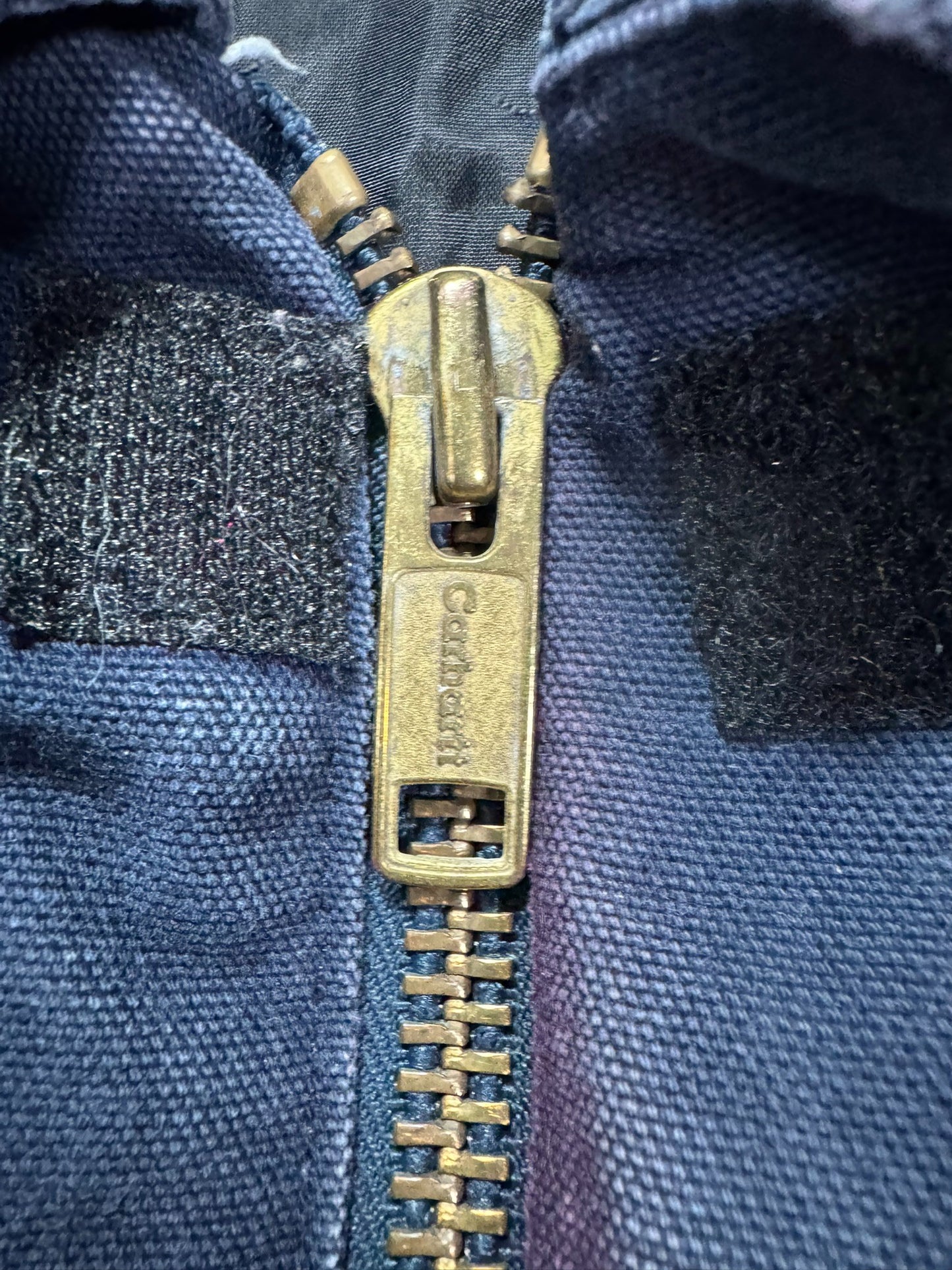 VTG Carhartt C003 DNY Dark Navy Artic Quilted Chore Jacket - XXL