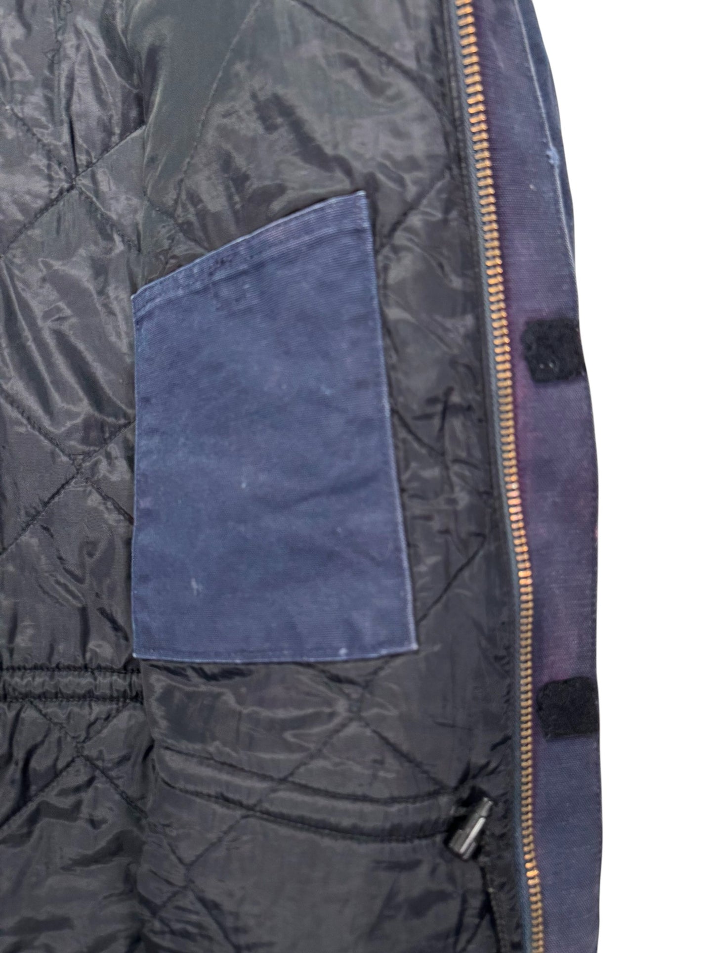 VTG Carhartt C003 DNY Dark Navy Artic Quilted Chore Jacket - XXL