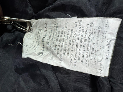 VTG Carhartt C003 DNY Dark Navy Artic Quilted Chore Jacket - XXL