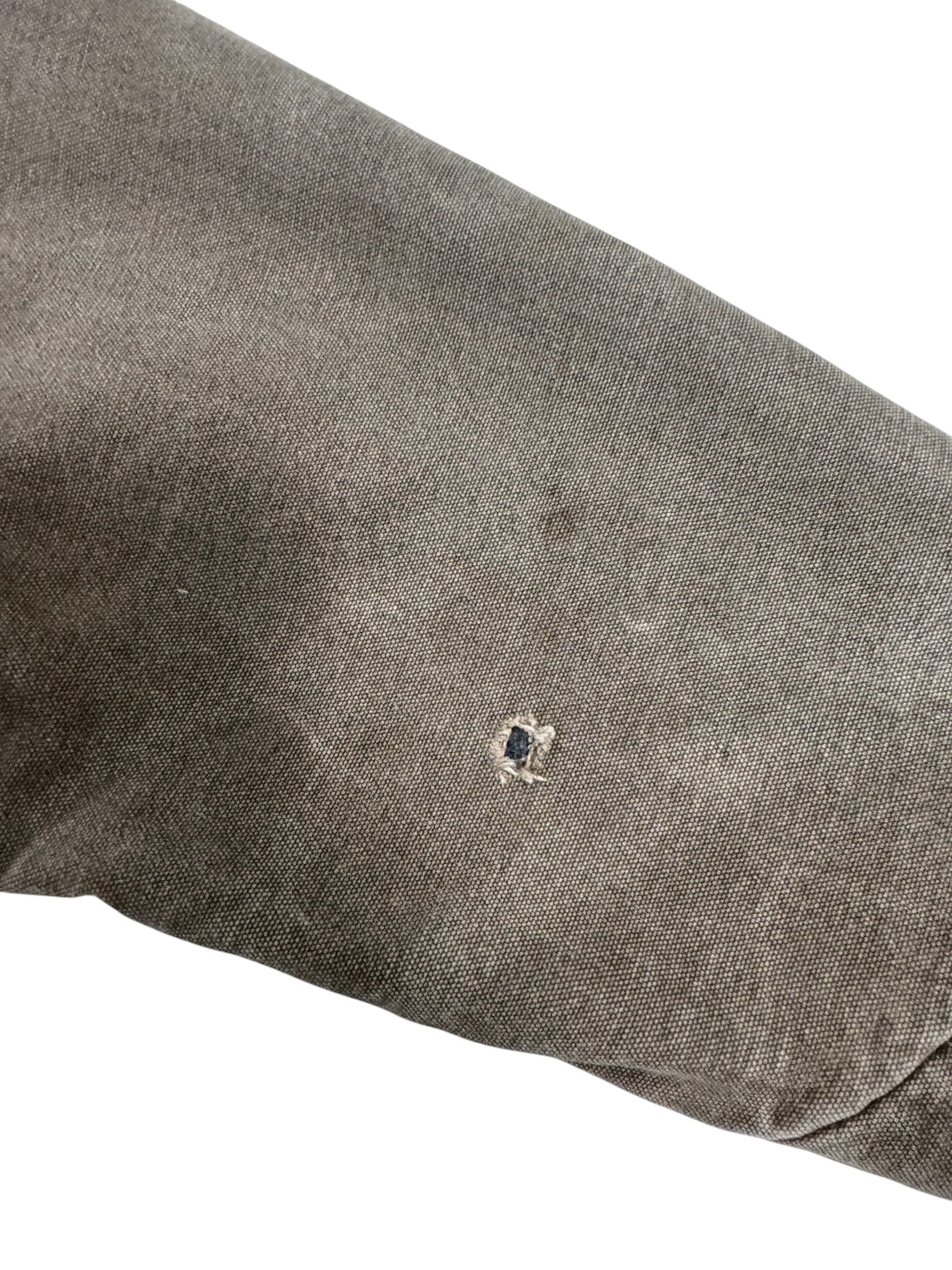 Vintage Carhartt C02CHT Faded Brown Duck Canvas Blanket Lined Chore Coat Mens XL