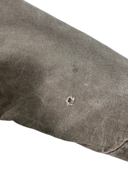 Vintage Carhartt C02CHT Faded Brown Duck Canvas Blanket Lined Chore Coat Mens XL
