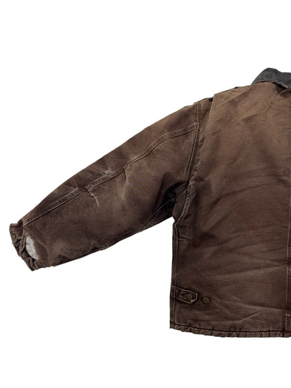 VTG Carhartt J22 DKB Detroit Quilted Artic Faded/Distressed Jacket - Made in USA - XL