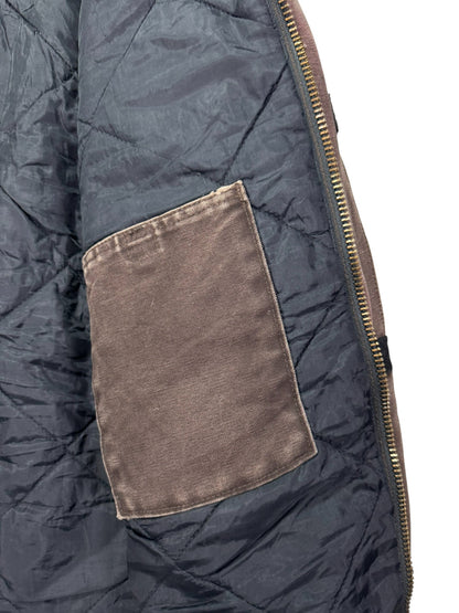 VTG Carhartt J22 DKB Detroit Quilted Artic Faded/Distressed Jacket - Made in USA - XL