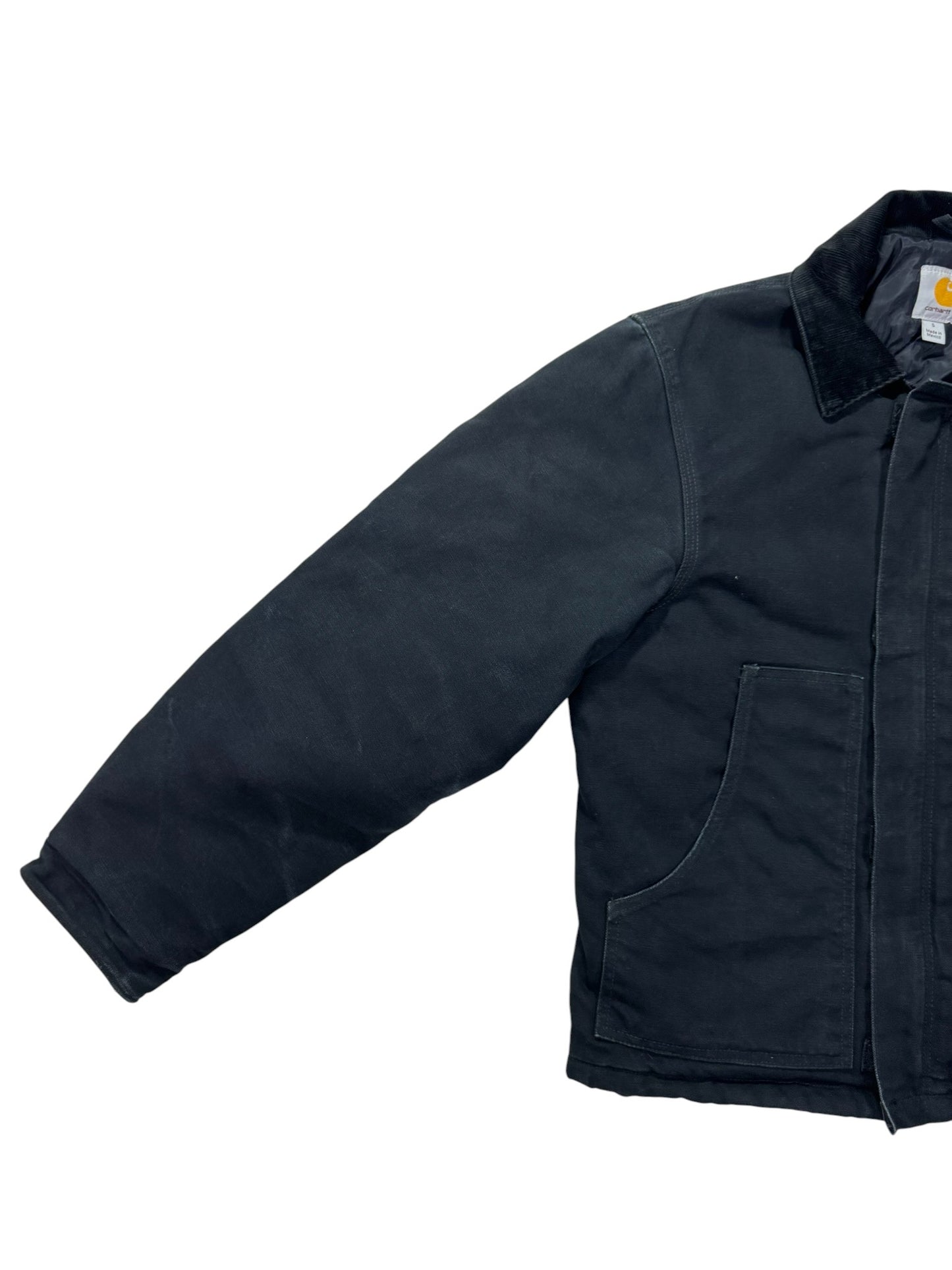 Carhartt J002 BLK Quilted Artic Detroit Jacket - S