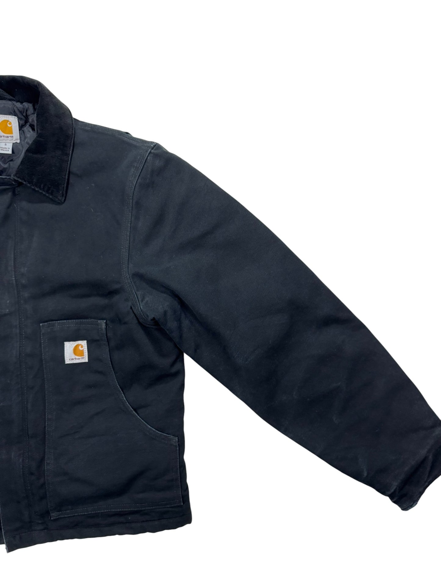 Carhartt J002 BLK Quilted Artic Detroit Jacket - S