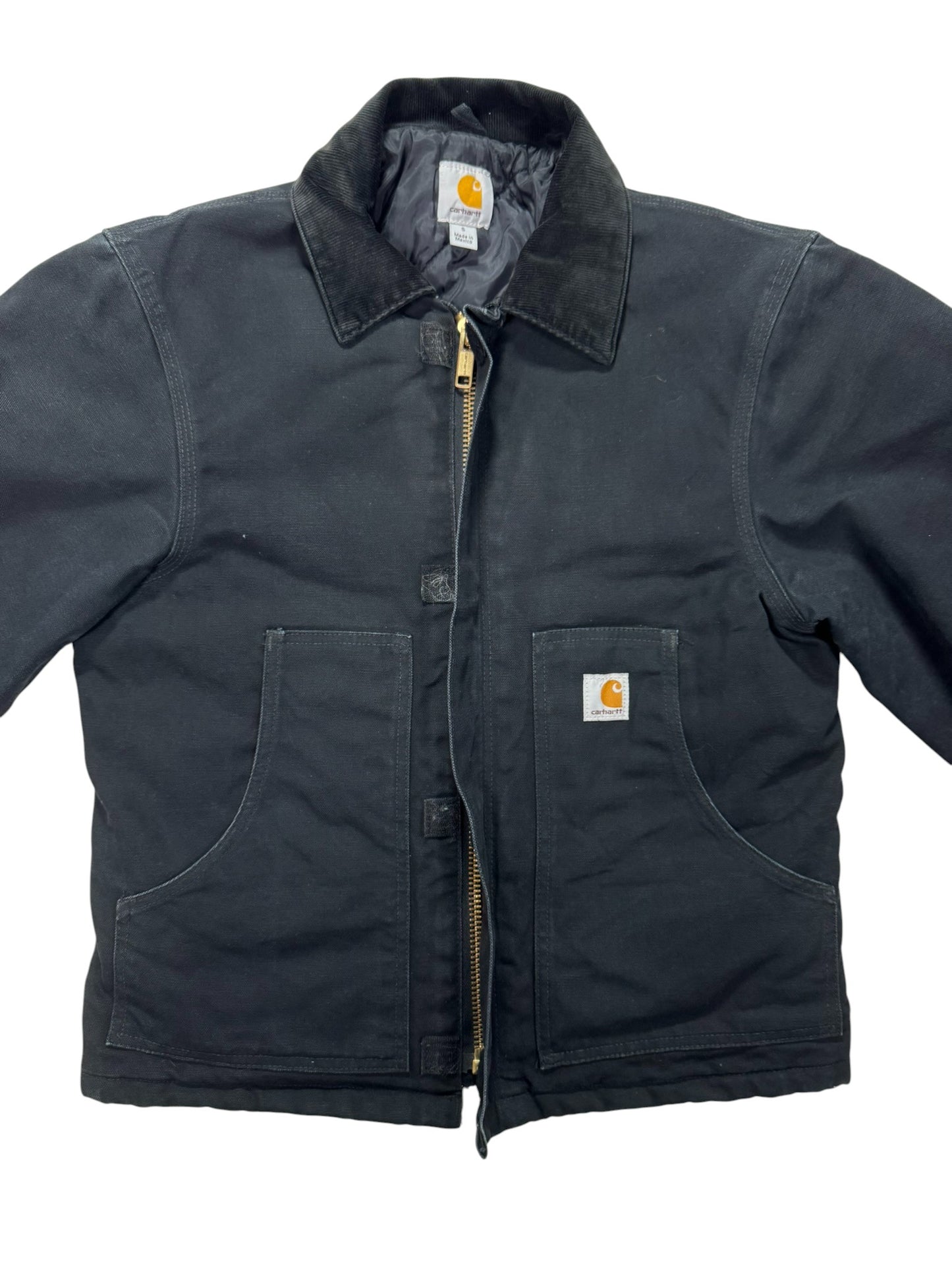 Carhartt J002 BLK Quilted Artic Detroit Jacket - S