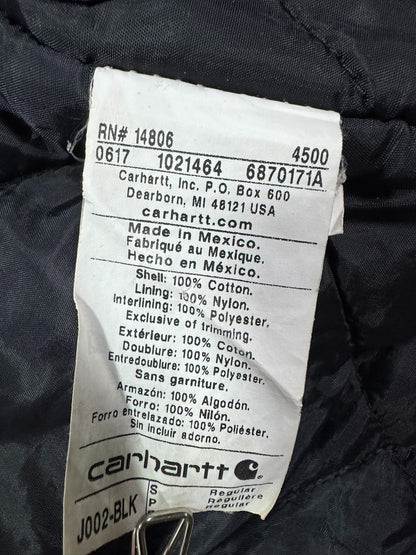 Carhartt J002 BLK Quilted Artic Detroit Jacket - S