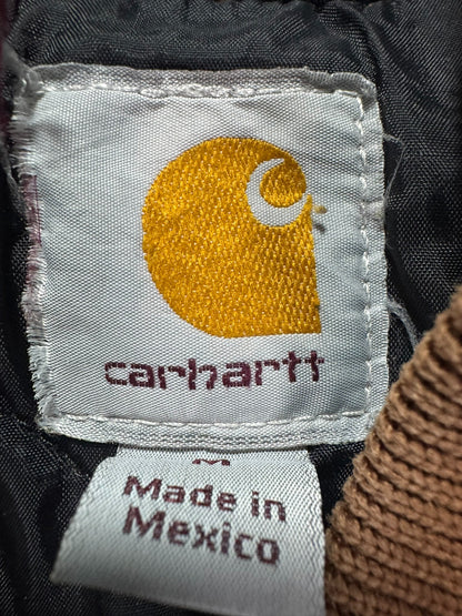 Vintage Carhartt V01 BRN Canvas Work Vest / Gilet Faded Brown - Men's Medium